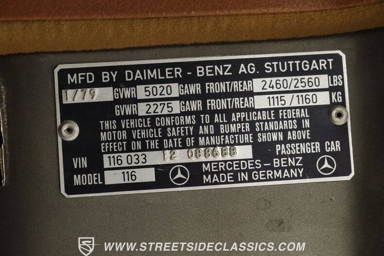 1979 Mercedes-Benz 450-Class