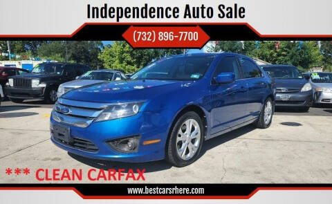 2012 Ford Fusion for sale at Independence Auto Sale in Bordentown NJ