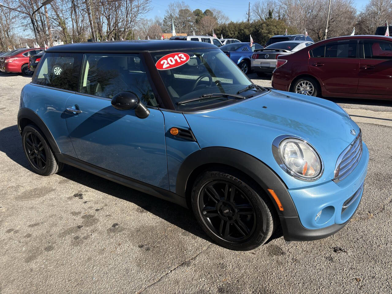 Blue 2013 MINI Hardtop Cooper Cooper 2dr Hatchback 2