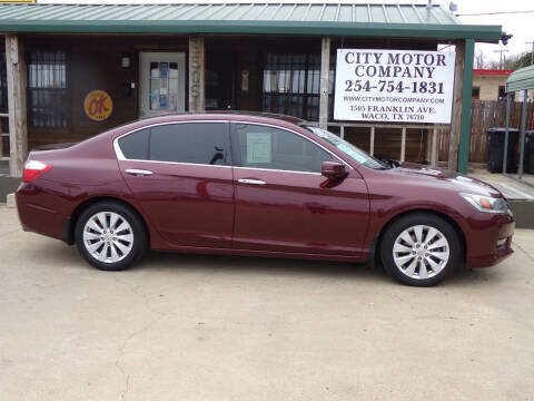 2014 Honda Accord for sale at CITY MOTOR COMPANY in Waco TX