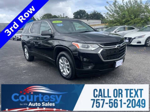 2021 Chevrolet Traverse for sale at Courtesy Auto Sales in Chesapeake VA