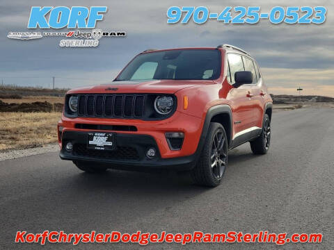 2021 Jeep Renegade for sale at Tony Peckham @ Korf Motors in Sterling CO