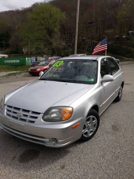 2003 Hyundai Accent for sale at Budget Preowned Auto Sales in Charleston WV