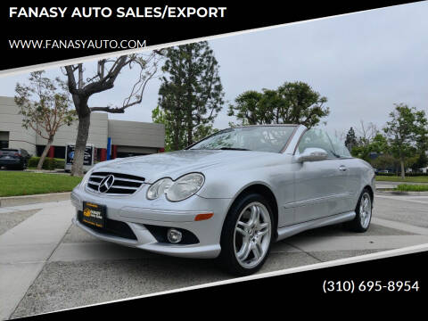 2007 Mercedes-Benz CLK for sale at FANASY AUTO SALES/EXPORT in Yorba Linda CA