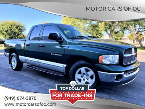 2002 Dodge Ram 1500 for sale at Motor Cars of OC in Costa Mesa CA