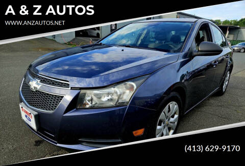 2013 Chevrolet Cruze for sale at A & Z AUTOS in Westfield MA