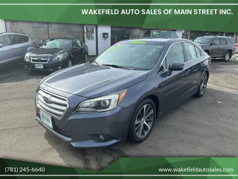 2016 Subaru Legacy for sale at Wakefield Auto Sales of Main Street Inc. in Wakefield MA