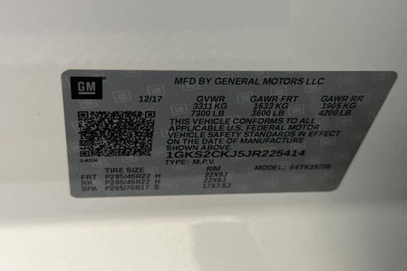 2018 GMC Yukon Denali