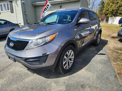 2015 Kia Sportage for sale at Cappy's Automotive in Whitinsville MA
