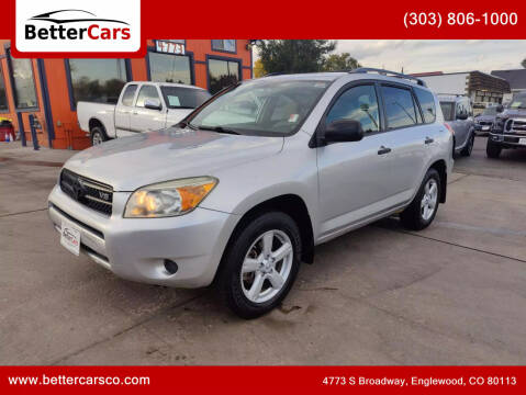 2007 Toyota RAV4 for sale at Better Cars in Englewood CO