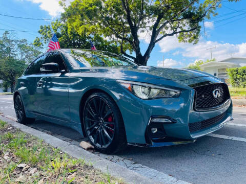 2021 Infiniti Q50 Red Sport 400