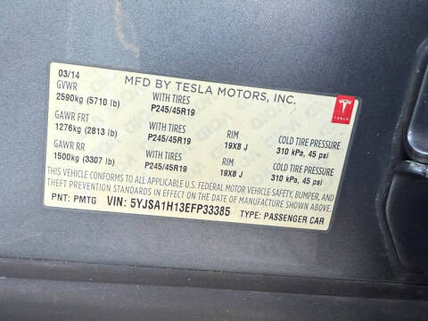 2014 Tesla Model S P85