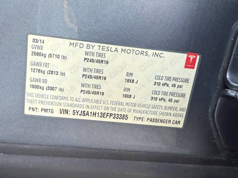 2014 Tesla Model S P85