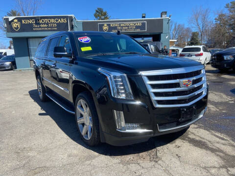 2019 Cadillac Escalade ESV for sale at King Motor Cars in Saugus MA