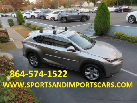 2017 Lexus NX 200t for sale at Sports & Imports INC in Spartanburg SC