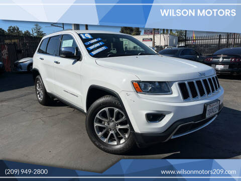 2014 Jeep Grand Cherokee for sale at WILSON MOTORS in Stockton CA