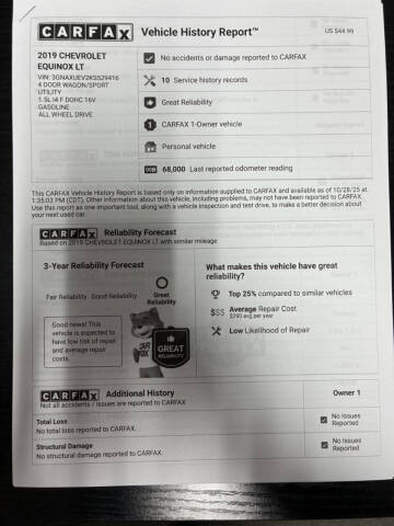 2019 Chevrolet Equinox LT