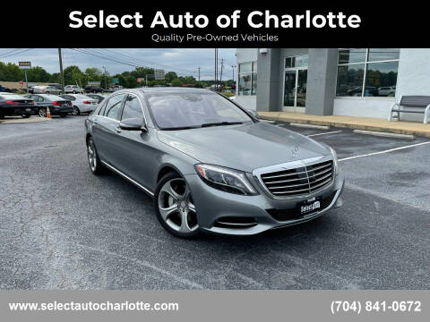 2015 Mercedes-Benz S-Class for sale at Select Auto of Charlotte in Matthews NC