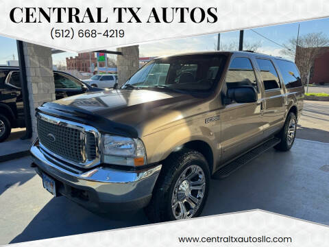 2000 Ford Excursion for sale at Central TX Autos in Lockhart TX