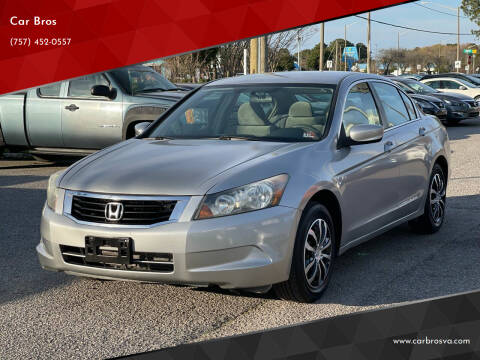 2009 Honda Accord for sale at Car Bros in Virginia Beach VA