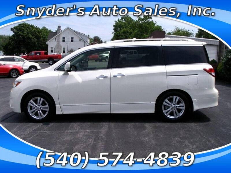 2013 Nissan Quest for sale at Snyders Auto Sales in Harrisonburg VA