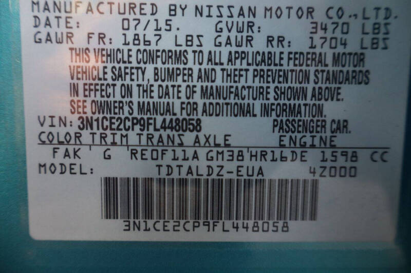 2015 Nissan Versa Note SV