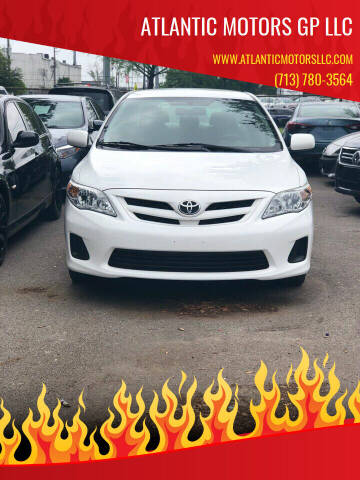2011 Toyota Corolla for sale at ATLANTIC MOTORS GP LLC in Houston TX