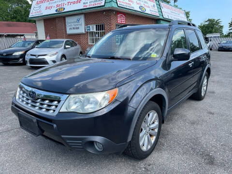2013 Subaru Forester for sale at American Best Auto Sales in Uniondale NY