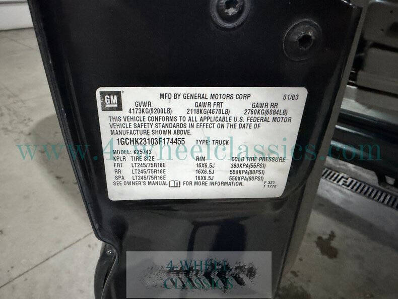 2003 Chevrolet Silverado 2500HD