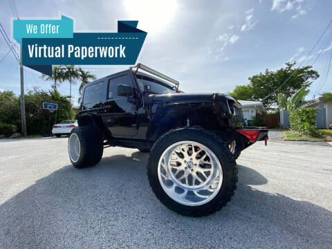 2012 Jeep Wrangler for sale at Motorsport Dynamics International in Pompano Beach FL