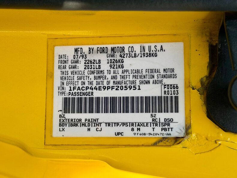 1993 Ford Mustang LX 5.0