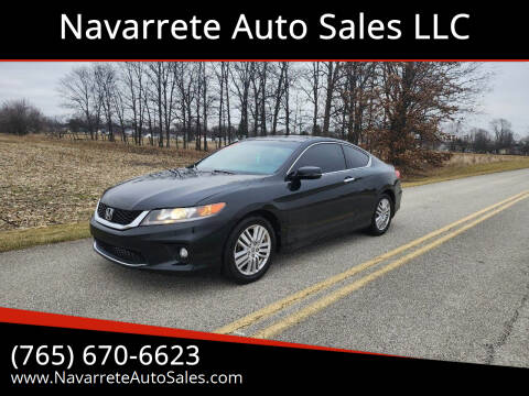 2013 Honda Accord for sale at Navarrete Auto Sales LLC in Frankfort IN