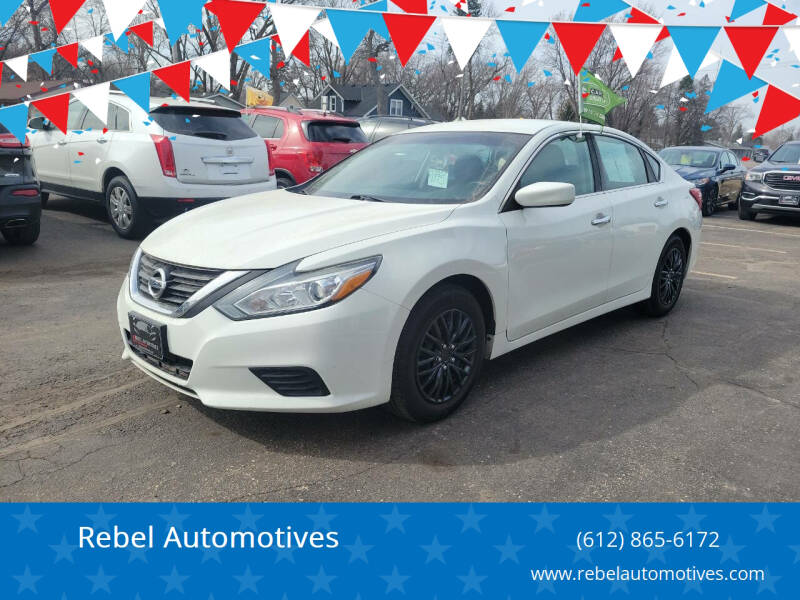 2016 Nissan Altima for sale at Rebel Automotives in Maple Plain MN