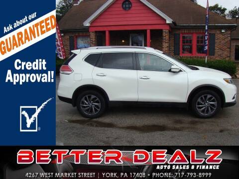 2016 Nissan Rogue for sale at Better Dealz Auto Sales & Finance in York PA
