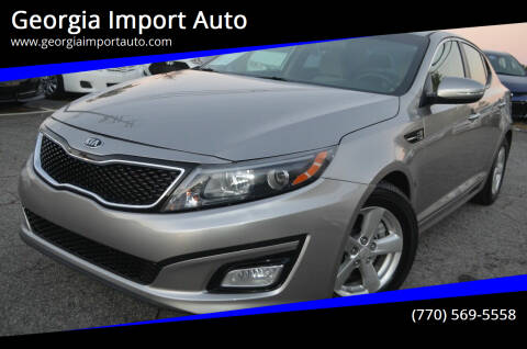 2015 Kia Optima for sale at Georgia Import Auto in Alpharetta GA