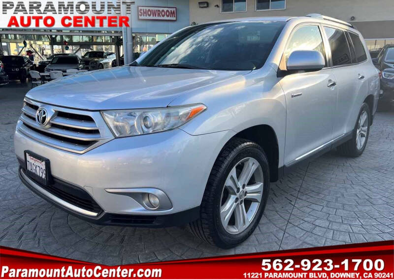 2012 Toyota Highlander for sale at PARAMOUNT AUTO CENTER in Downey CA