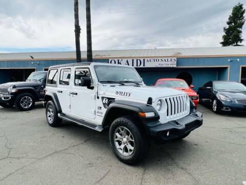 2020 Jeep Wrangler Unlimited for sale at Okaidi Auto Sales in Sacramento CA