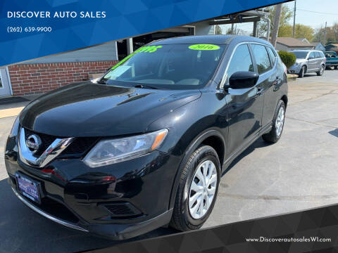 2016 Nissan Rogue for sale at DISCOVER AUTO SALES in Racine WI