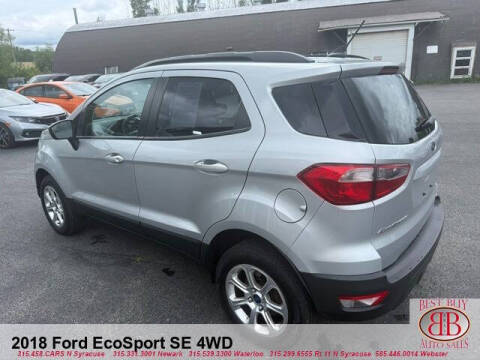 2018 Ford EcoSport SE
