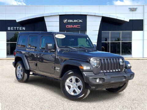 2018 Jeep Wrangler Unlimited for sale at Betten Pre-owned Twin Lake in Twin Lake MI