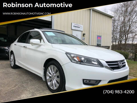 2013 Honda Accord for sale at Robinson Automotive in Albemarle NC