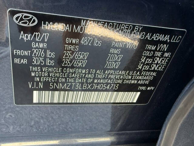 2018 Hyundai Santa Fe Sport 29