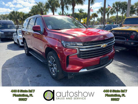 2021 Chevrolet Tahoe for sale at AUTOSHOW SALES & SERVICE in Plantation FL