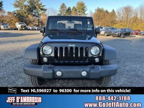 2017 Jeep Wrangler for sale at Jeff D'Ambrosio Auto Group in Downingtown PA