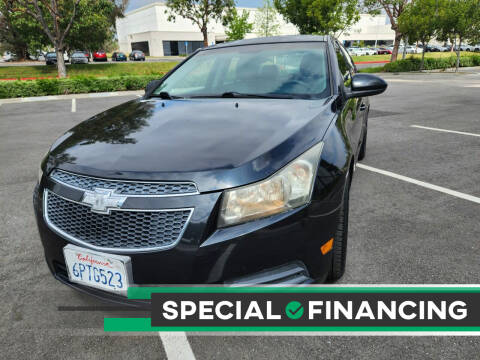 2011 Chevrolet Cruze for sale at Obsidian Motors And Repair in Whittier CA
