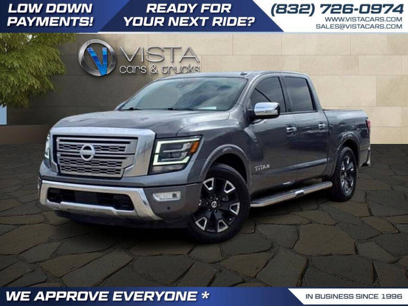 2021 Nissan Titan for sale at Vista Cars and Trucks in Houston TX