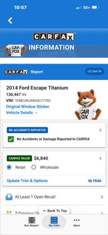 2014 Ford Escape Titanium
