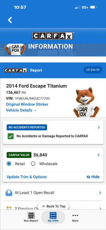2014 Ford Escape Titanium