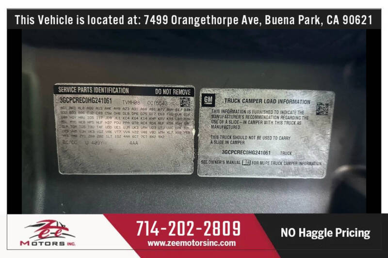 2017 Chevrolet Silverado 1500