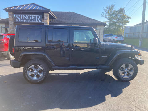 2018 Jeep Wrangler JK Unlimited for sale at Singer Auto Sales in Caldwell OH